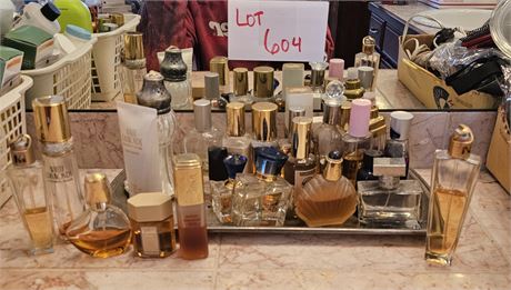 Ladies Mixed Perfume Lot - Contents 3/4 Full to Full - Aya Blue, White Diamonds