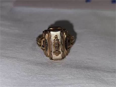 10K 1951 "H" Men's Class Ring