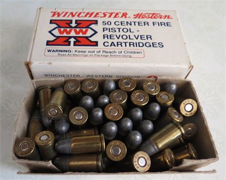 Winchester 32 Smith & Wesson Pistol Revolver Cartridges