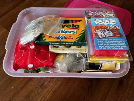 Tote of Sewing items