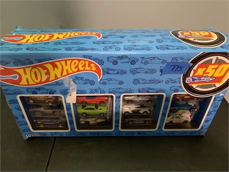 50 Pack Of Assorted Hot Wheels Cars Perfect For Kids - Die-Cast Model Toy Cars