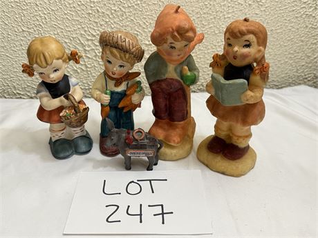 Hummel Style Japanese Figurines & Candles