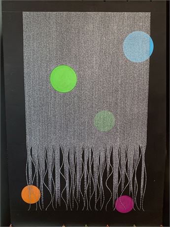 Original Abstract Modern Wall Art By Ohio Artist Terry Klausman (Untitled Piece)