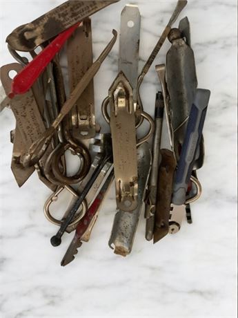 Metal Bottle Opener & Paint Can Opener Lot
