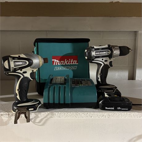 Makita 18V Cordless Drills, Batteries and Chargers