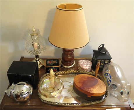 Assorted: Lamps, Various Items