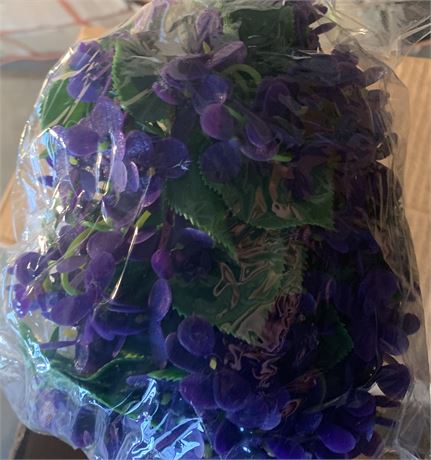 Artificial Purple Violet Flowers 1 Case of 18 Dozen