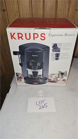 Krups Espresso Bravo Coffee Maker