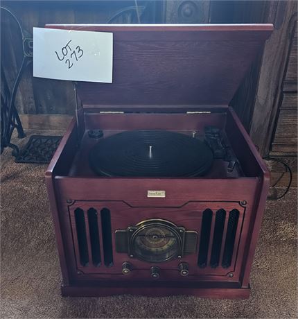 Leetac Antique Style AM/FM Stereo Turntable