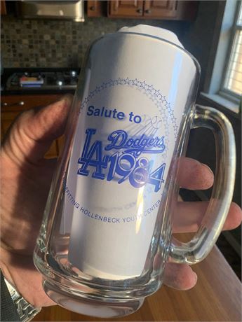 Collectible Beer Glass Lot - Dodgers, Orioles, Diamondbacks, Marlins