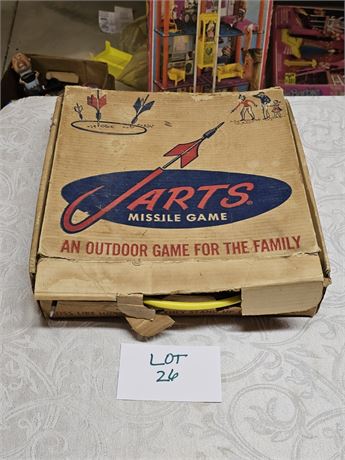 Vintage 1960's Yard Jarts Missile Game