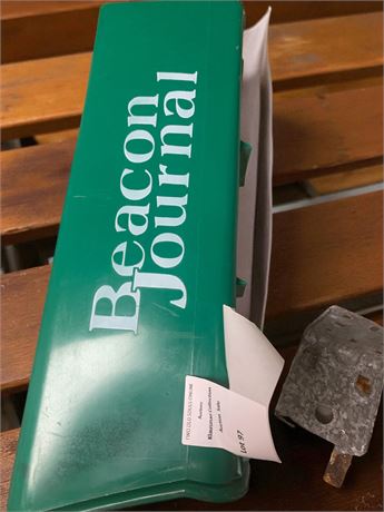 Plastic Beacon Journal Newspaper Box