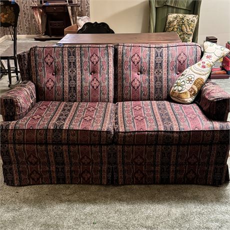 Upholstered Loveseat - 56"L x 28"T x 30"