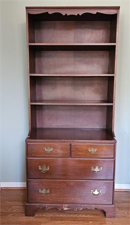 Wooden 4 Drawer Chest w/ Detachable Bookcase -1 of 2