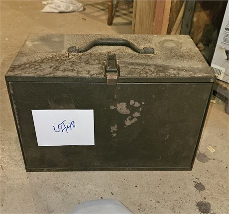 Vintage Metal Toolbox