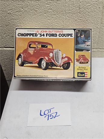 Revell Buttea Street Rod #3 Chopped '34 Ford Coupe H-1337 1/25 Scale