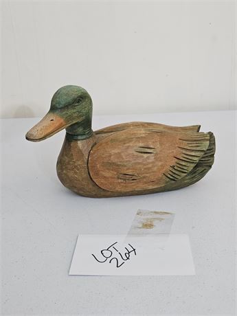 Vintage "Mallard?" Carved Wood Duck Decoy