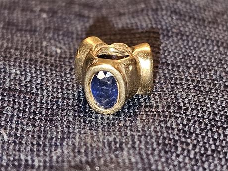 Pandora 14K (585 ALE) Blue Sapphire Charm