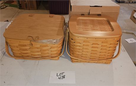 Longaberger Mixed Basket Lot