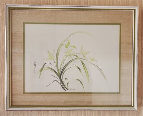 "Wild Orchids" Signed Barbara Zohn