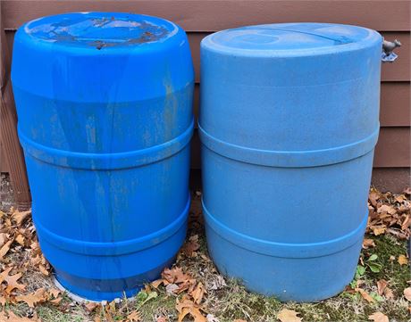 55 Gallon Water Drums