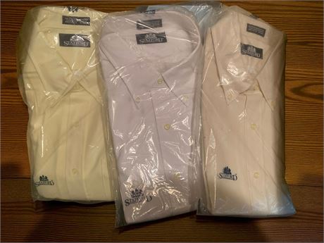 Mens Stafford, Van Heusen, Arrow, Glenn Gregg Button Down Dress Shirt Lot