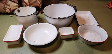 Assorted Enamelware