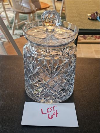 Waterford Crystal Lismore Biscuit Barrel