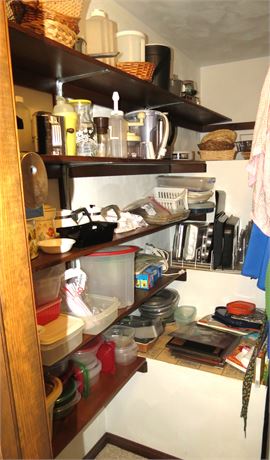 Large Kitchen Closet Cleanout