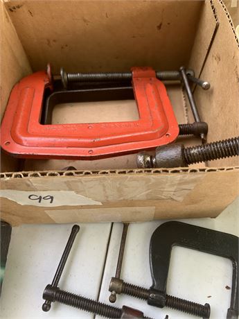 Vintage C- Clamps Lot