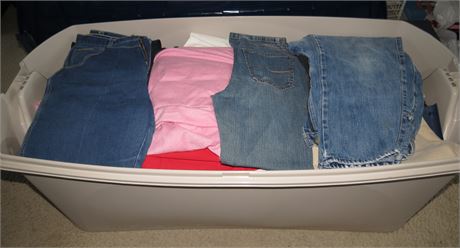 Tote Of Clothing