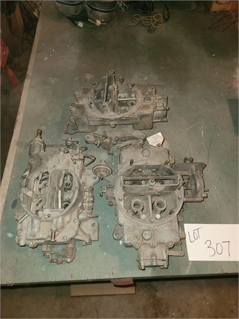 4-Barrel Carburetor Lot : Carter / Fonoco & More