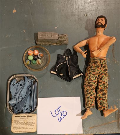 1964 G.I. Joe Action Figure, Old Marbles & More