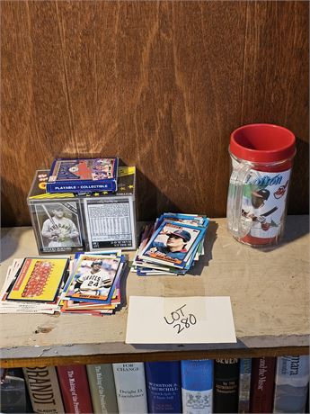 Mixed Vintage Baseball & Football Cards - 90's Era