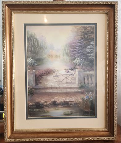 "Afternoon Tea II" By Vivian Flasch Framed Print