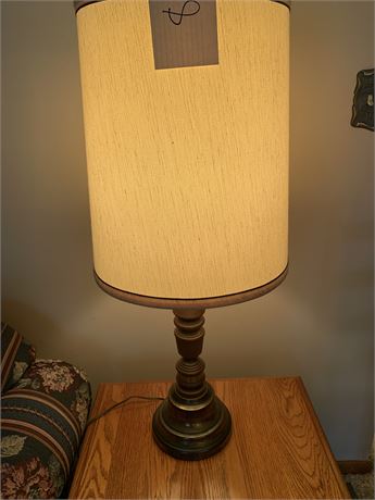 MCM Stiffel-Like Torchiere Table Lamp With Shade