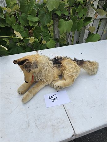 Steiff Mohair Collie Plush Dog