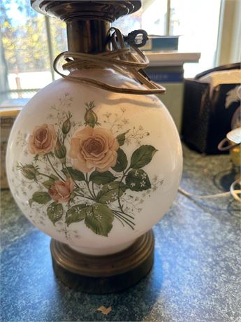 Vintage Hurricane Lamp