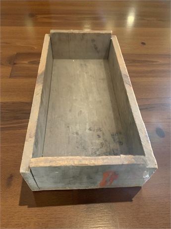 Vintage Wood Storage Box/Crate