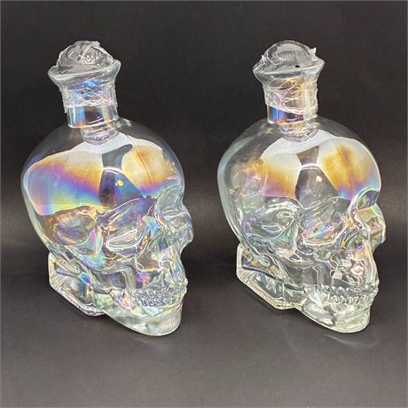 Glass Skull Decanter Bottles