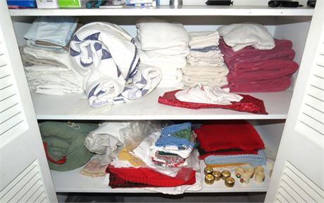 Towels, Linens, Etc Cleanout