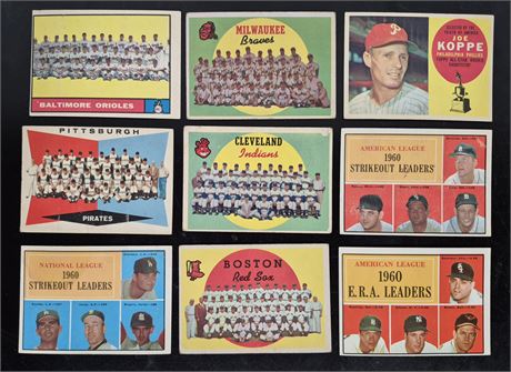 1960 Topps Baseball Cards