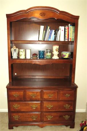 Stanley Dresser With Bookshelf Top