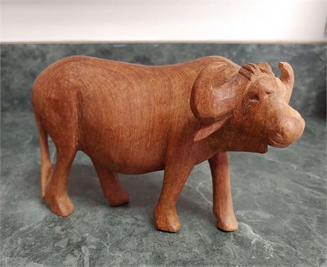 Solid Wood Carved Ox~Handcarved in Kenya
