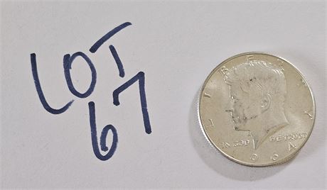 1964 Silver Kennedy Half Dollar