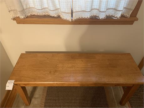 Oak Coffee Table Bench