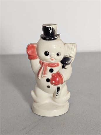 Vintage MCM Plastic Frosty The Snowman