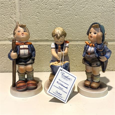 Goebel W. Germany Figurines Lot of 3