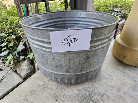 Galvanized Wash Tub