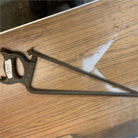 Vintage Metal Meat Saw Tool